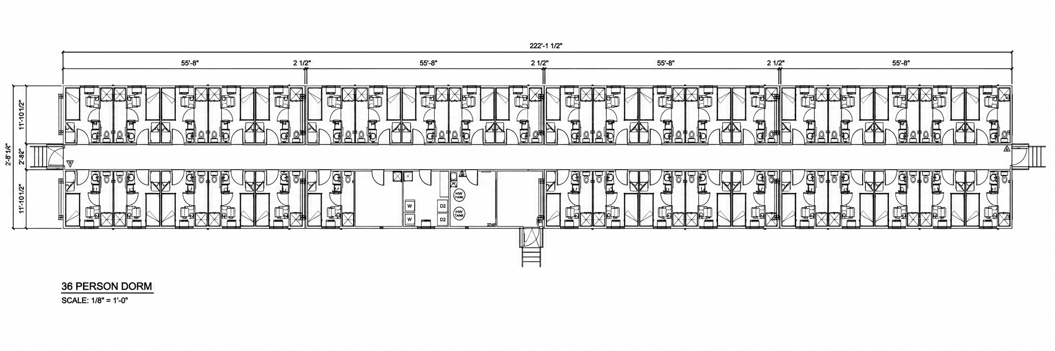 Sample Mine Camp Building Floor Plan