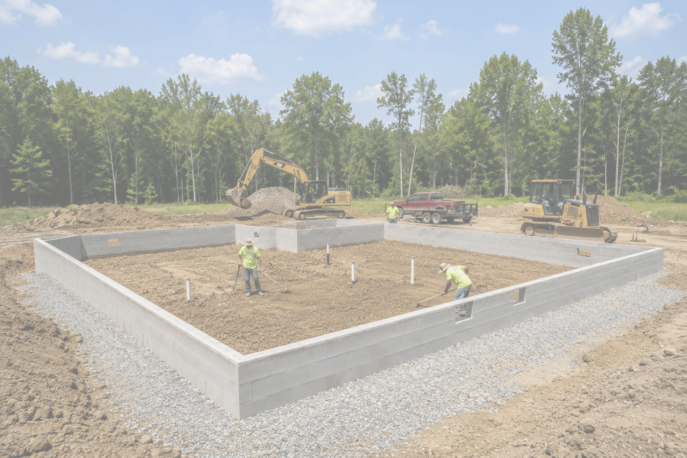 Modular house foundations